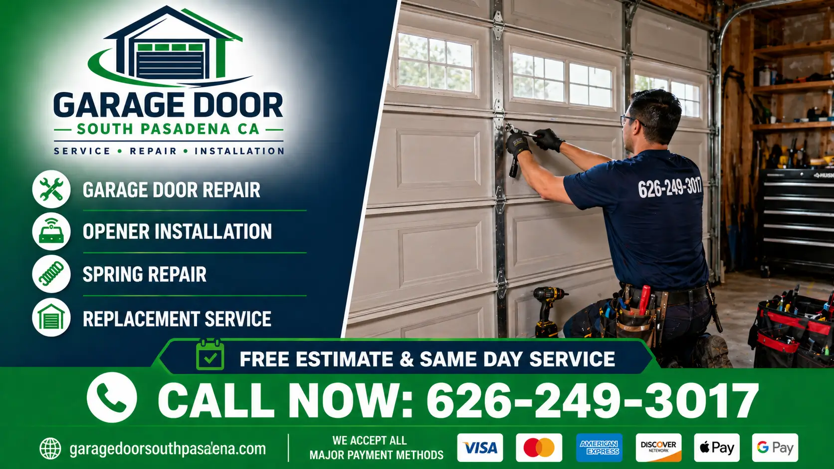 Garage Door South Pasadena CA | 24/7 Emergency Repair
