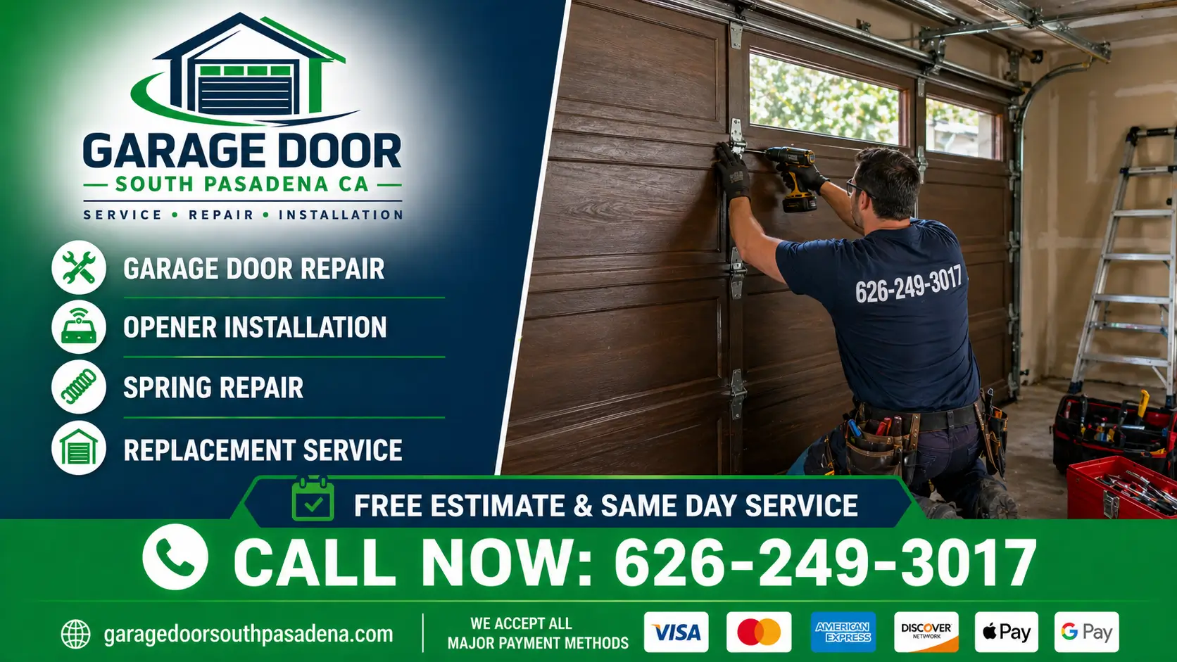 Garage Door South Pasadena CA | 24/7 Emergency Repair